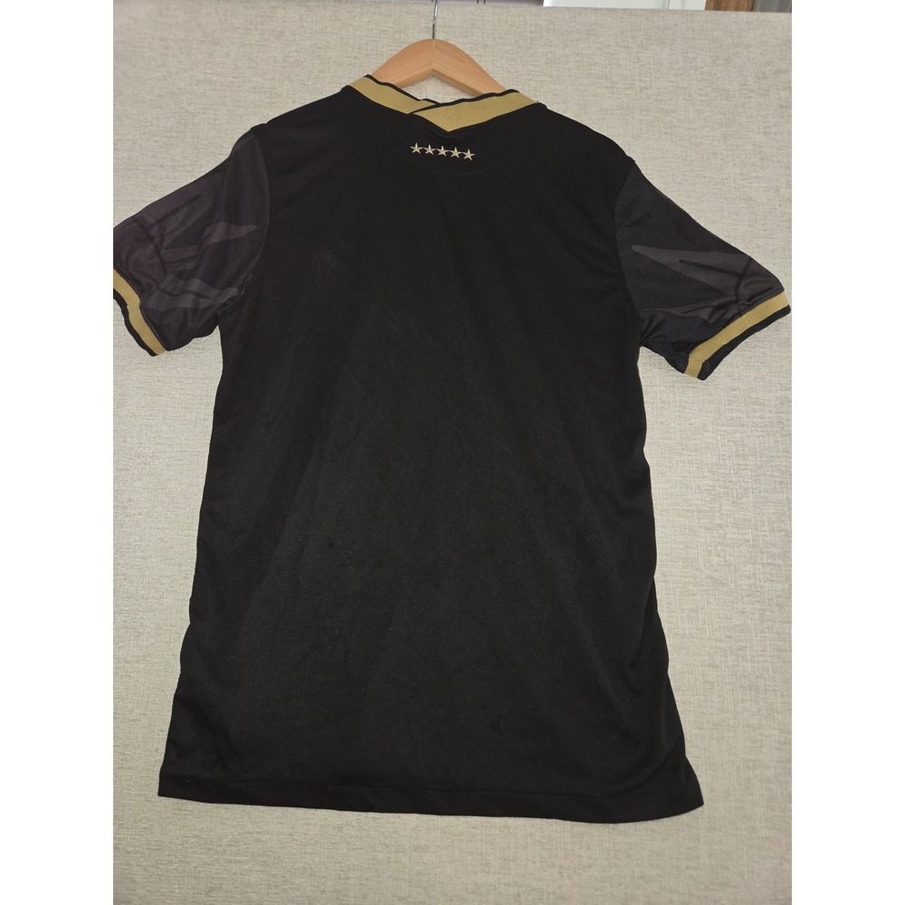 Nike Brasil CBF Soccer Jersey Black Gold Cactus Print CV7891-428 Mens Medium - Picture 8 of 9